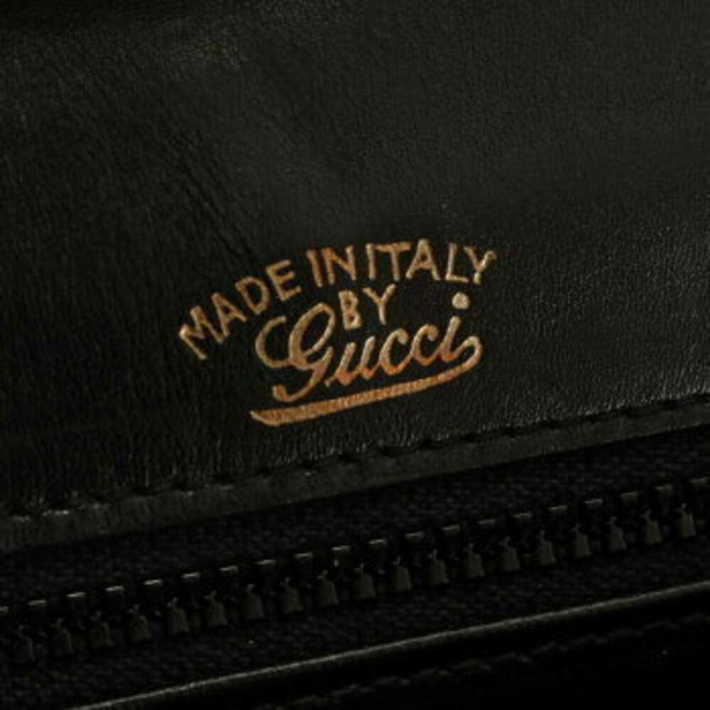 Gucci bag black calfskin shoulder leather - Picture 14 of 14